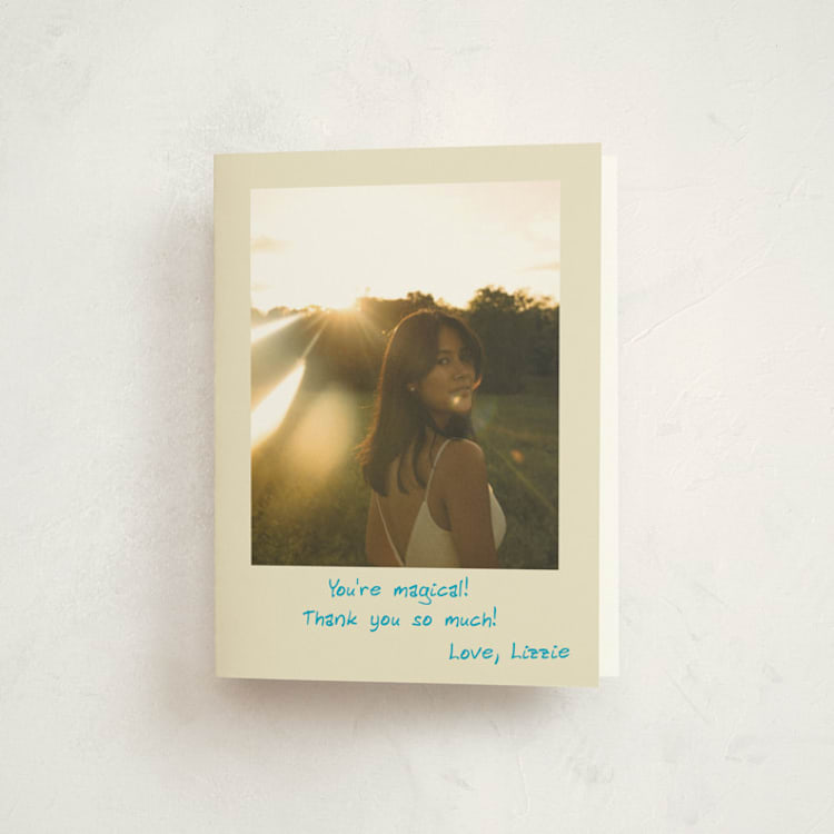 "Funtime" - Graduation Thank You Cards in Lemon by Helena Vitto - Front