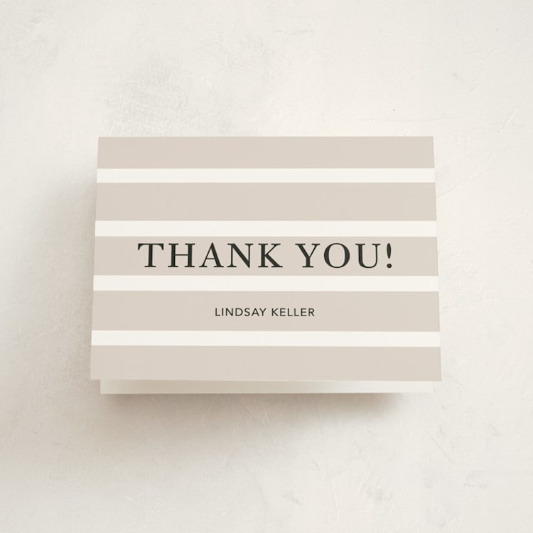 "Mastered It" - Graduation Thank You Cards in Snow by Stacie Stankos - Front