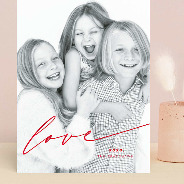 "signed with love" - Valentine's Day Cards in Crimson by fatfatin - Front