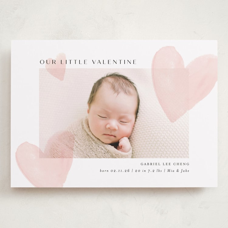 "Sheer Love Hearts" - Valentine's Day Cards in Petal by Iveta Angelova - Front