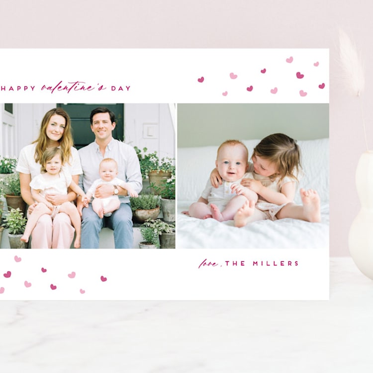 "modern and sweet" - Valentine's Day Cards in Rose by Anupama - Front