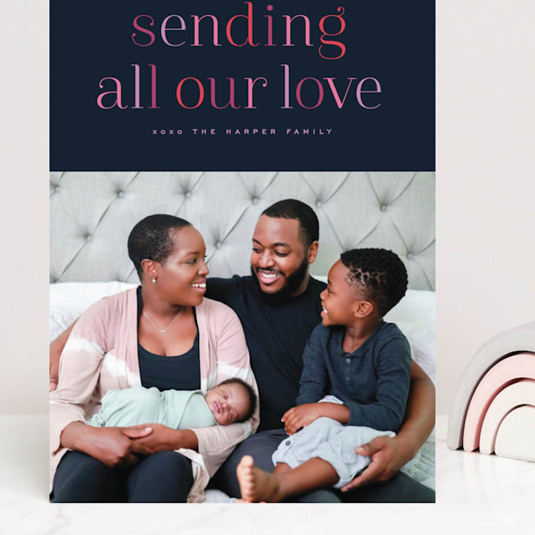 "Type of Love" - Valentine's Day Cards in Nightshade by Hooray Creative - Front