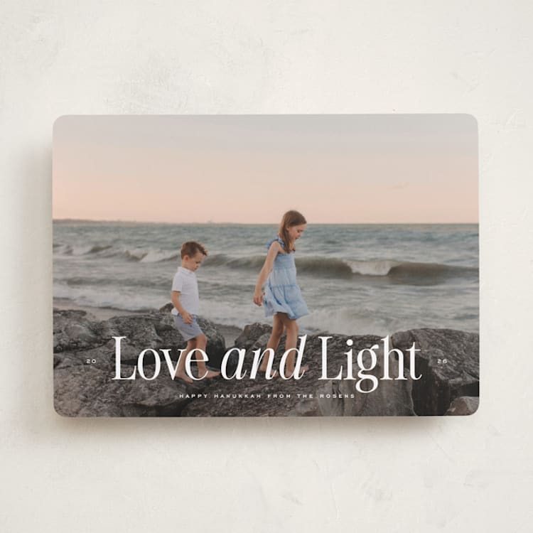 "Times" - Hanukkah Cards in Cotton by Blustery August - Front