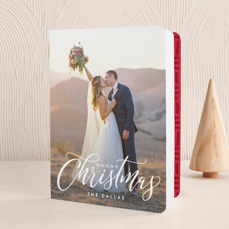 "Classic Xmas" - Holiday Booklette Cards in Snow by Carrie ONeal - Front