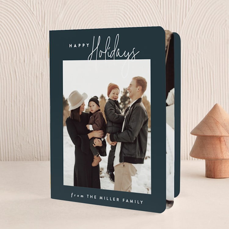 "keepin it fun" - Holiday Booklette Cards in Night Sky by Carolyn Nicks - Front