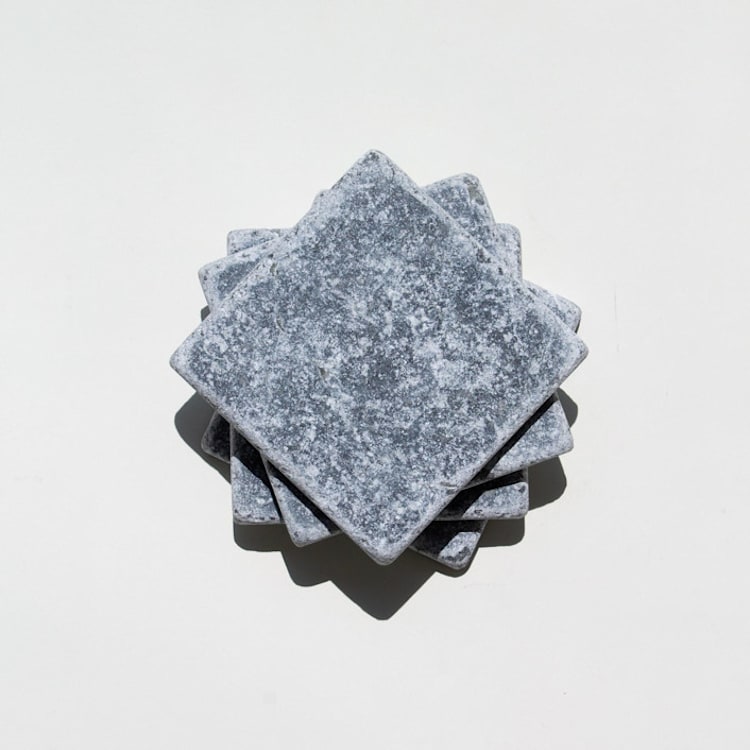 "Marble Coaster Set (ASH)" - Coasters in gray by the parmatile shop