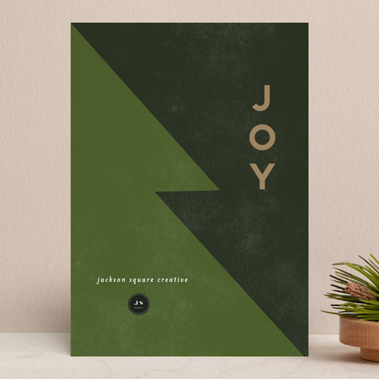 "joy tree" - Holiday Cards in Fern by Anupama - Front