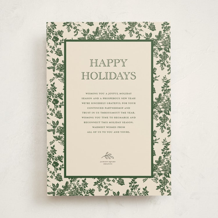 Holiday Toile by Jenna Holcomb