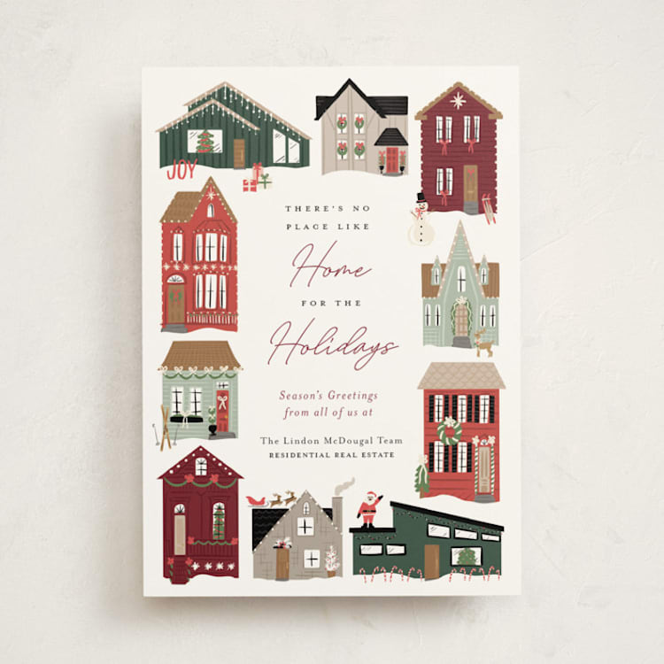 "No Place Like Home" - Holiday Cards in Festive by Erin German - Front