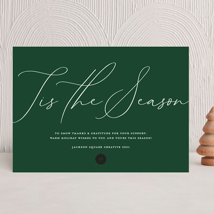 "Tis the season" - Holiday Cards in Fir by Alethia Frye - Front