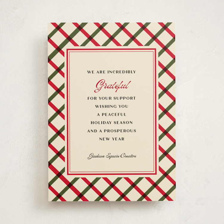 "springerle" - Holiday Cards in Pomegranate by chocomocacino - Front