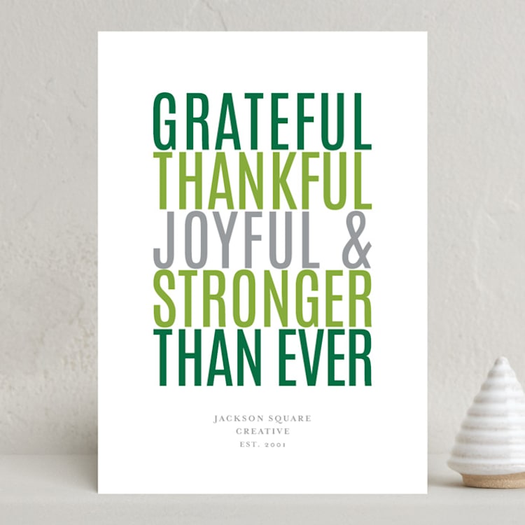 "Stronger than Ever 2022" - Holiday Cards in Elf by amanda lawrence - Front