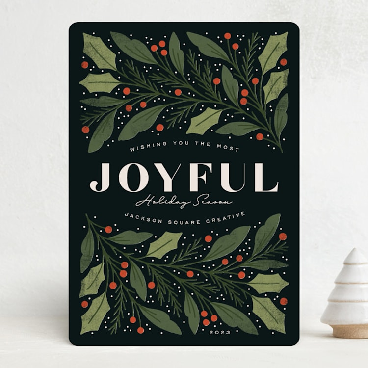 "Winter Surround" - Holiday Cards in Woodland by Michelle Taylor - Front