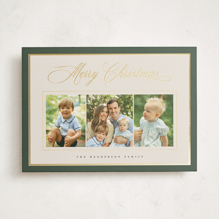 "with love" - Holiday Cards in Forest by Christy Hy Lee - Front