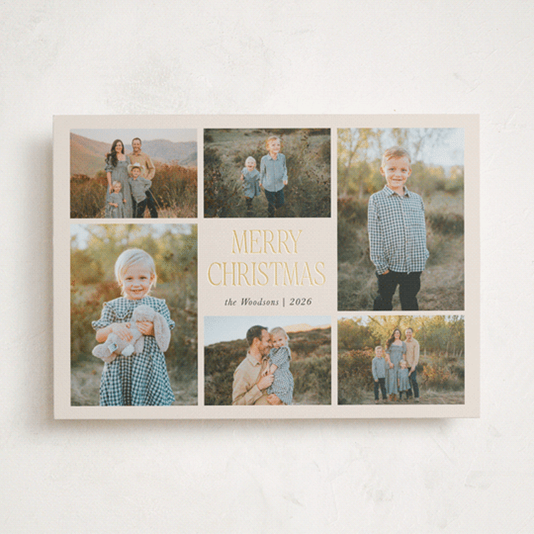 "Timeless" - Holiday Cards in Buttercream by Morgan Kendall - Front