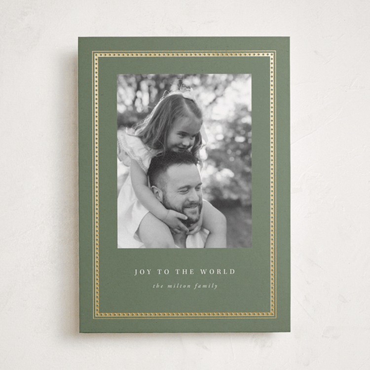 "Blake" - Holiday Cards in Fir by Amy Kross - Front