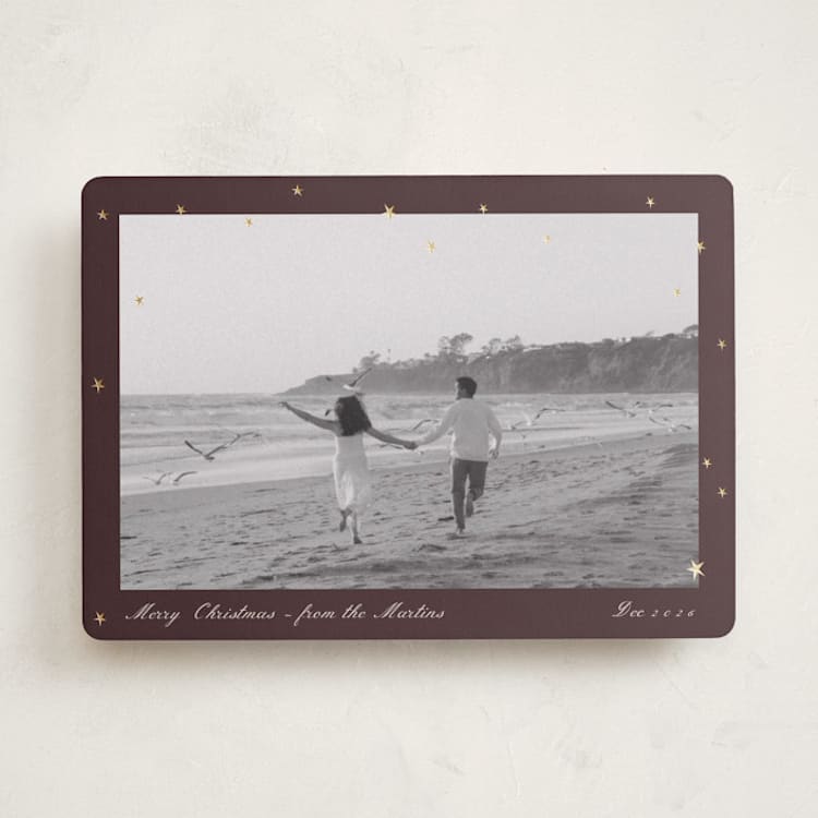 "Star Dust" - Holiday Cards in Chestnut by Ani Somi - Front