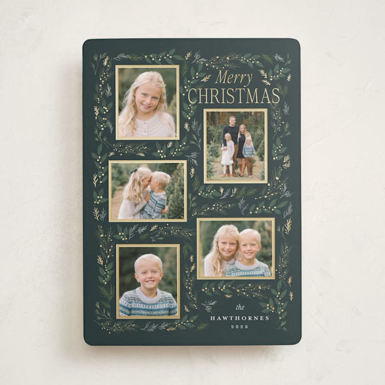 "evergreen gallery" - Holiday Cards in Juniper by Rebecca Durflinger - Front