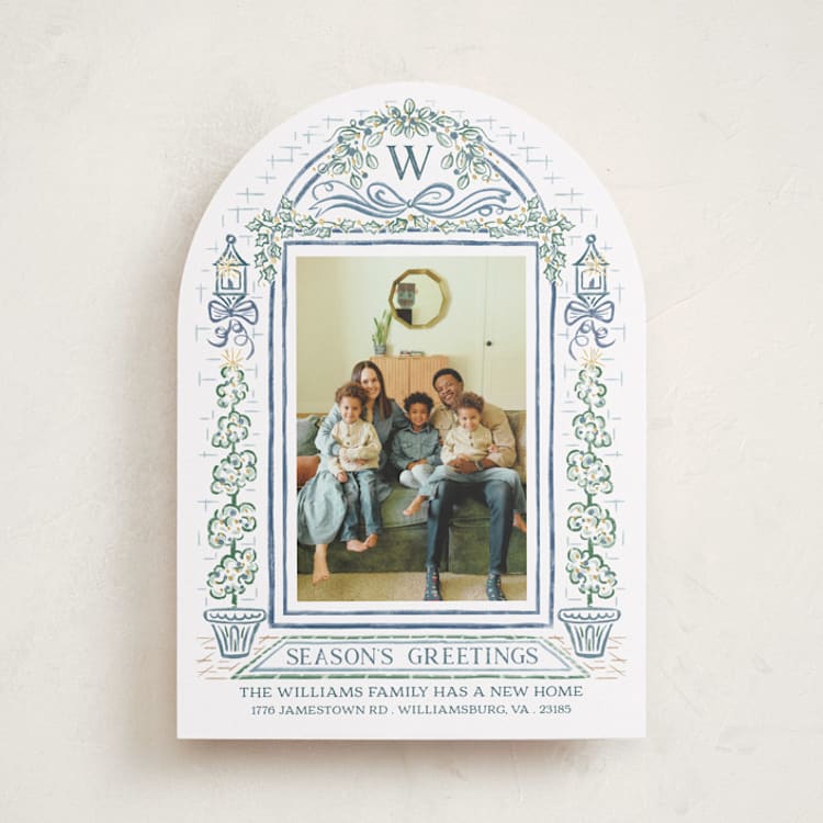 "Colonial Christmas" - Holiday Cards in Lake by Paper Sun Studio - Front