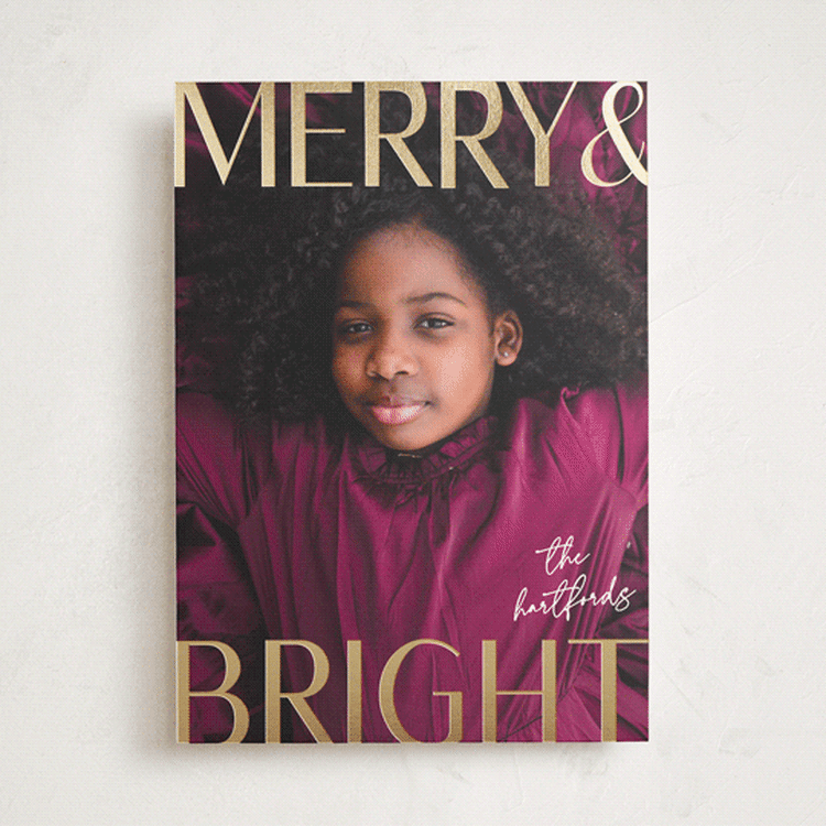 "Bright" - Holiday Cards in North Star by Susan Asbill - Front