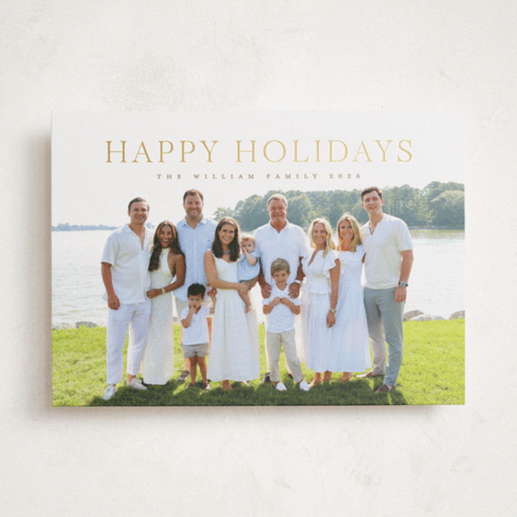 "together" - Holiday Cards in Vanilla by Christy Hy Lee - Front