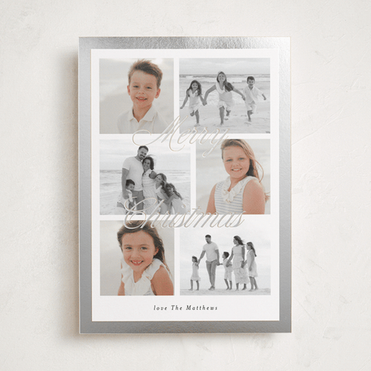 "shimmering gallery" - Holiday Cards in Snow by Rebecca Durflinger - Front
