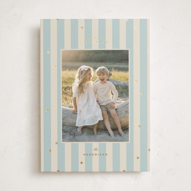 "stars & stripes" - Holiday Cards in Frost by Ellen Schlegelmilch - Front