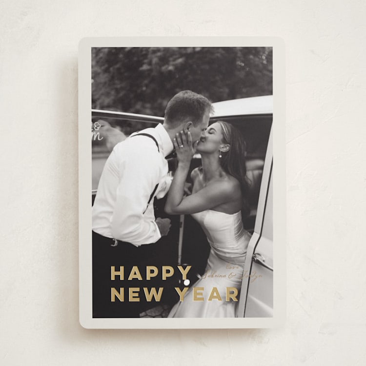 "glittering love" - Holiday Cards in Caramel by Benita Crandall - Front