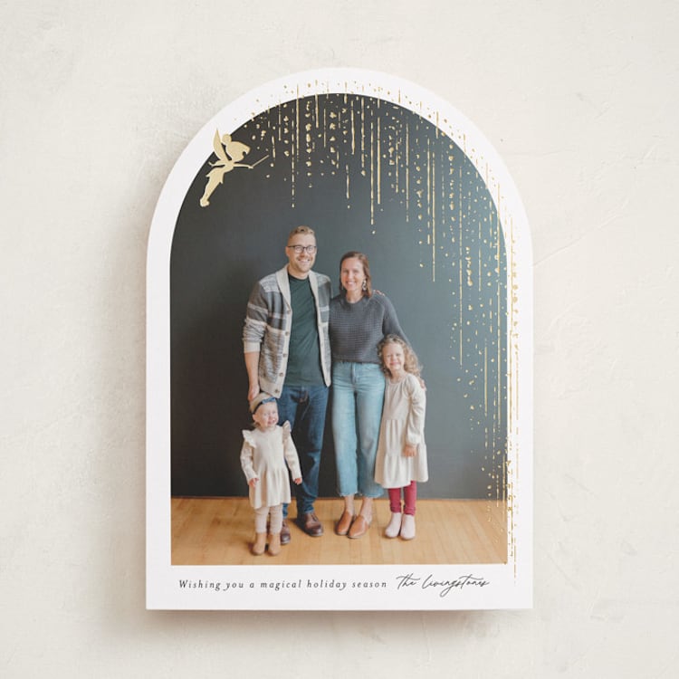"Disney's Tinker Bell Pixie Dust Arch" - Holiday Cards in Skull Rock by Jackie Crawford - Front