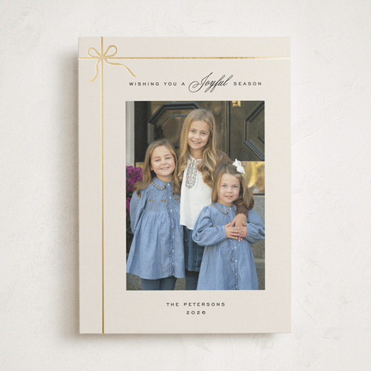 "Gift" - Holiday Cards in Vanilla by Vanessa Doyle - Front