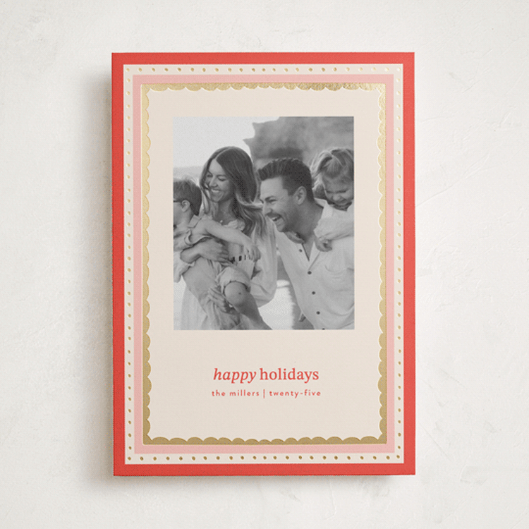 "Sweetie" - Holiday Cards in Candy Cane by Angela Marzuki - Front