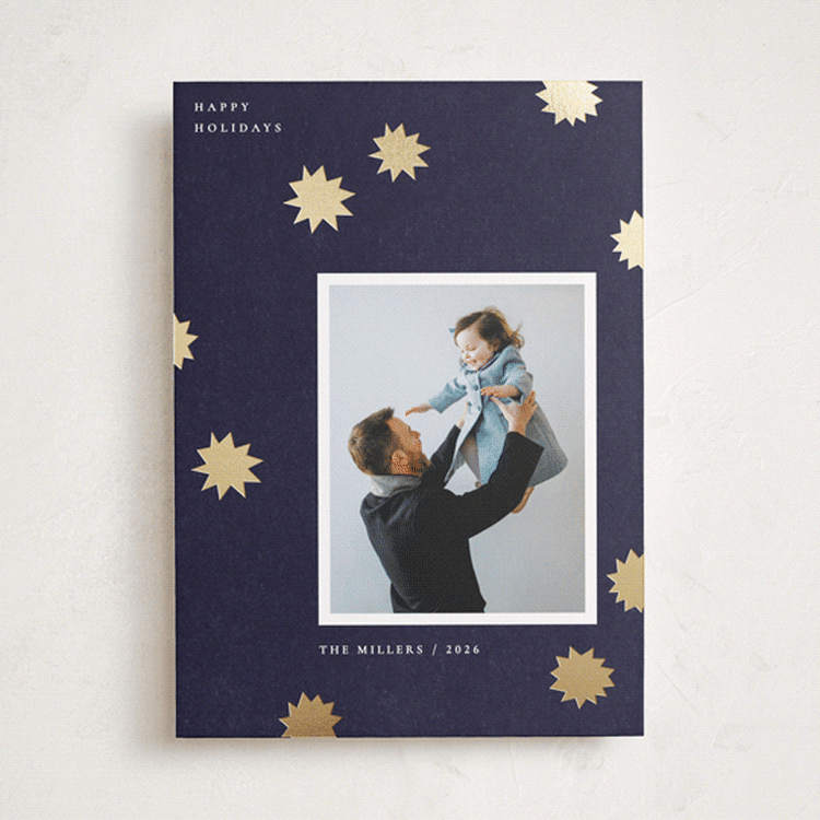 "night sky" - Holiday Cards in Night by Sumak Studio - Front