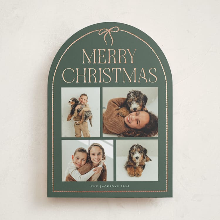 "frame bow" - Holiday Cards in Forest by Vivian Yiwing - Front