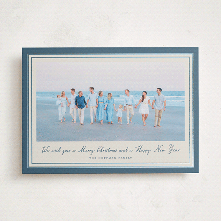 "Oasis" - Holiday Cards in Blue Spruce by Petra Kern - Front