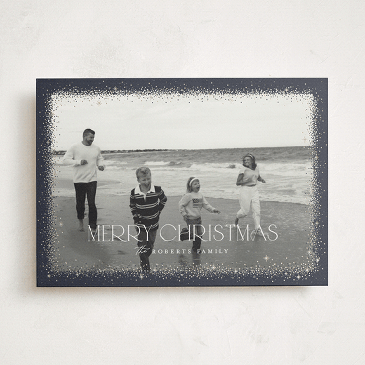 "Twinkle Twinkle" - Holiday Cards in Twilight by Pixel and Hank - Front