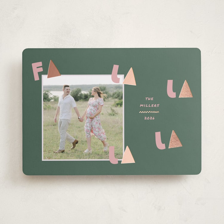 "fa la la fun" - Holiday Cards in Pine by Summer Winkelman - Front
