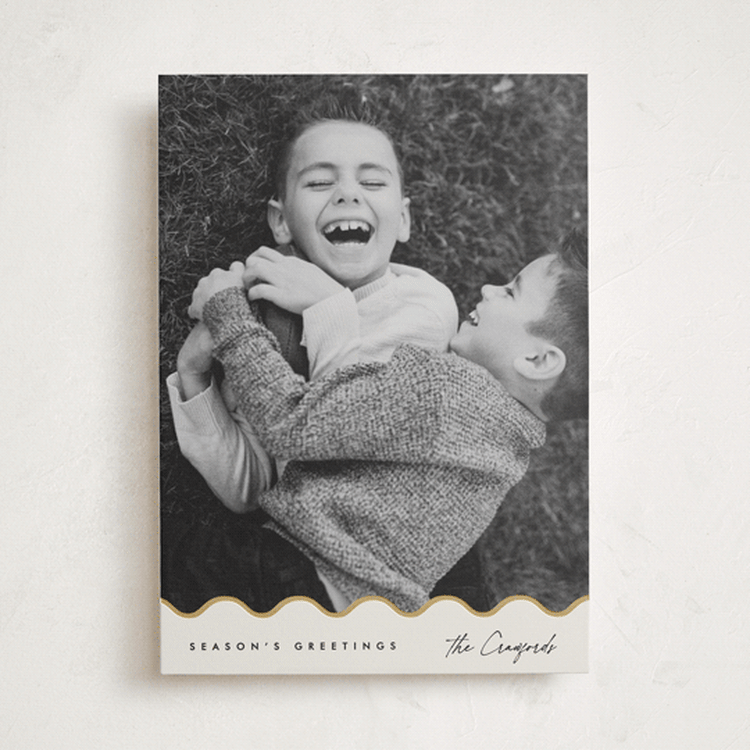 "havin' fun" - Holiday Cards in Latte by Carolyn Nicks - Front