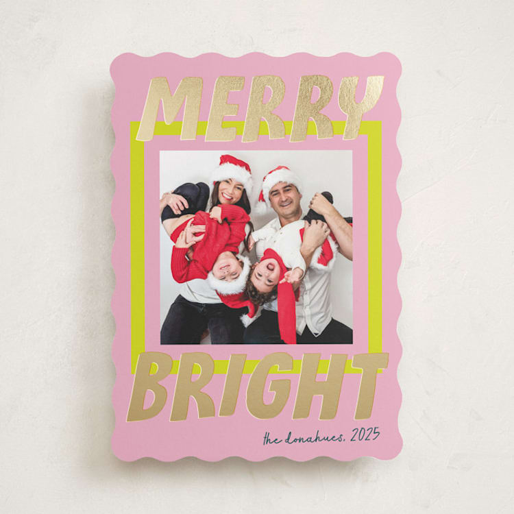 "Bold and Bright" - Holiday Cards in Gumdrop by Shari Margolin - Front