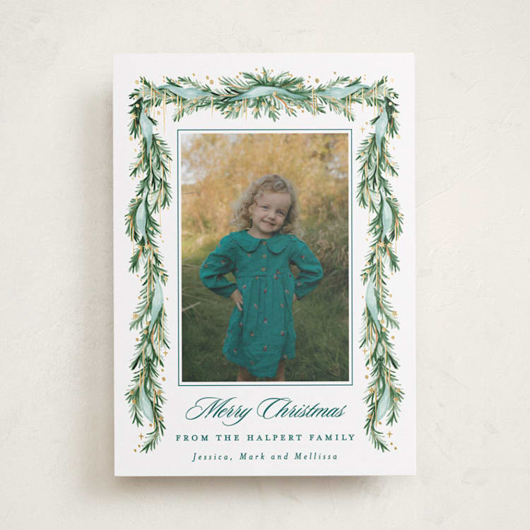 Twinkle Foil-Pressed Holiday Cards
