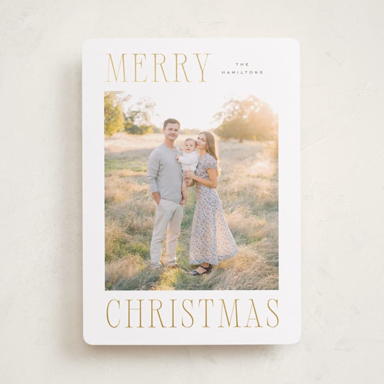 "Alta" - Holiday Cards in Snowflake by Wildfield Paper Co - Front