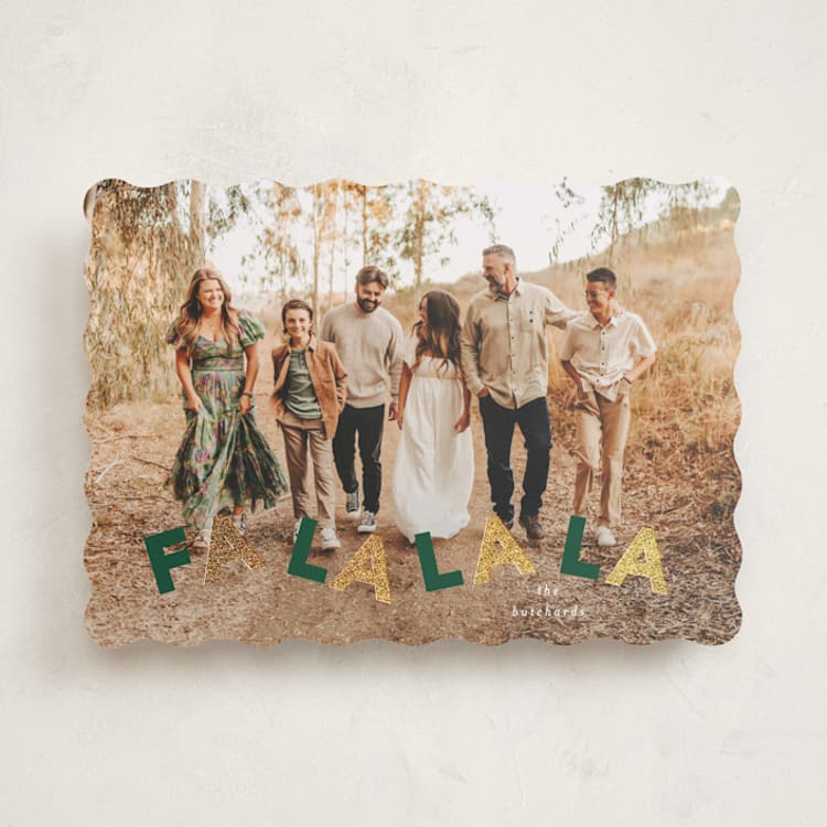 Fa la la la Foil by Angela Garrick