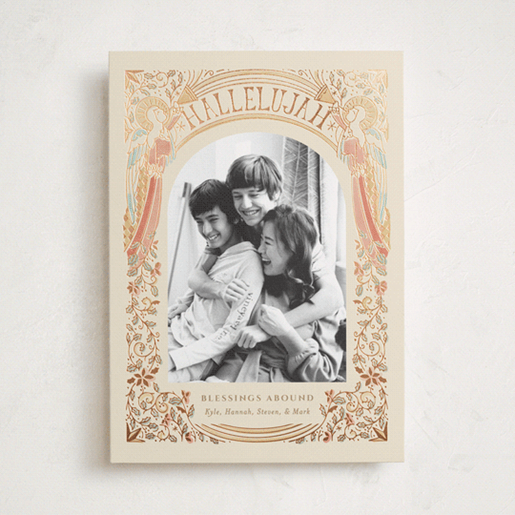 "Angels Arch" - Holiday Cards in Sandy by Becky Nimoy - Front