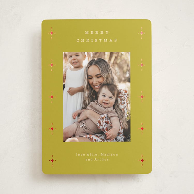 "Maple Bourbon" - Holiday Cards in Mojito by Carrie ONeal - Front