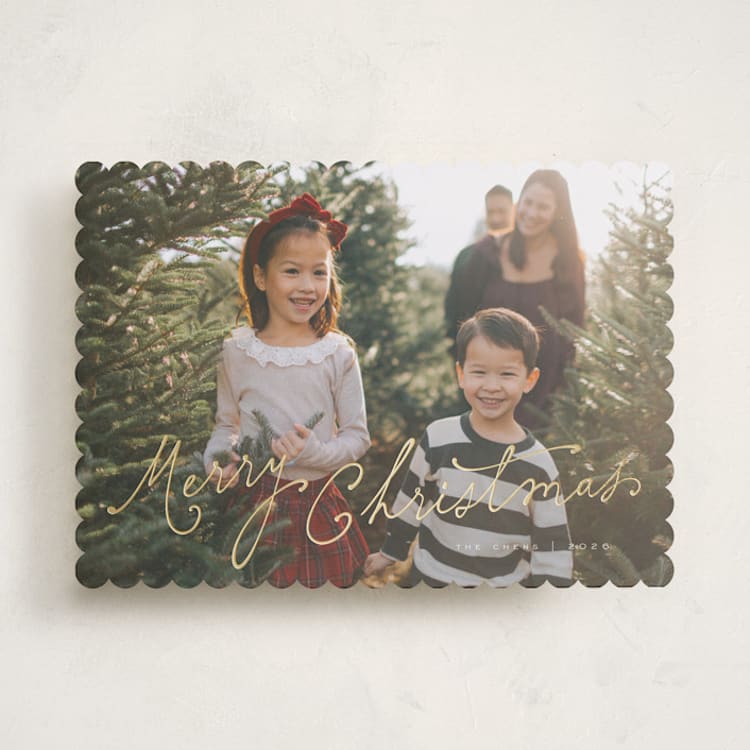 "classic Christmas" - Holiday Cards in Snow by Leah Bisch - Front