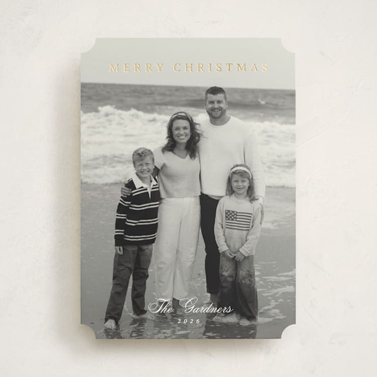 "Melange" - Holiday Cards in Cloud by Kaydi Bishop - Front