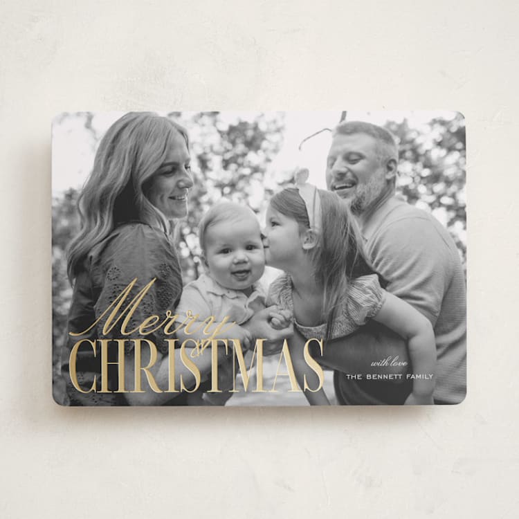 "Aspen" - Holiday Cards in Snow by Kelly Watkins - Front