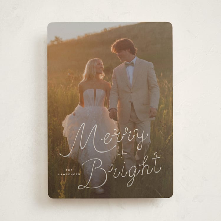 "Whimsy" - Holiday Cards in Snow by Ekko Studio - Front