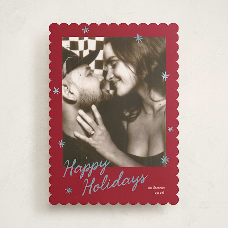 "Luminous" - Holiday Cards in Mulled Wine by Creo Study - Front
