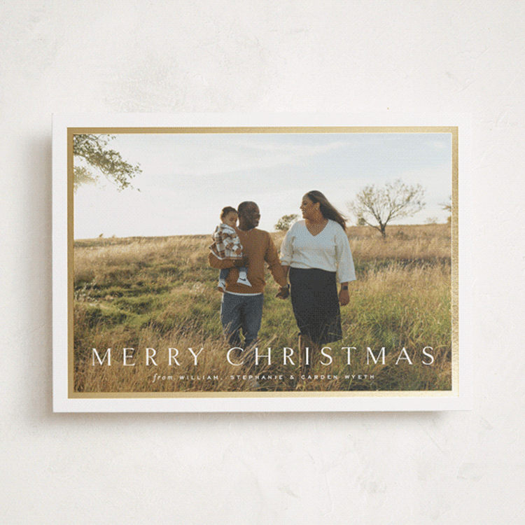 "Winds" - Holiday Cards in Cotton by Amy Kross - Front