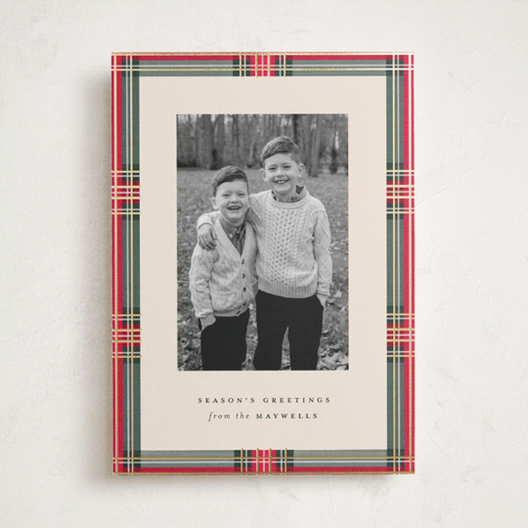 "Highland Holiday" - Holiday Cards in Classic by Olivia Kanaley Inman - Front